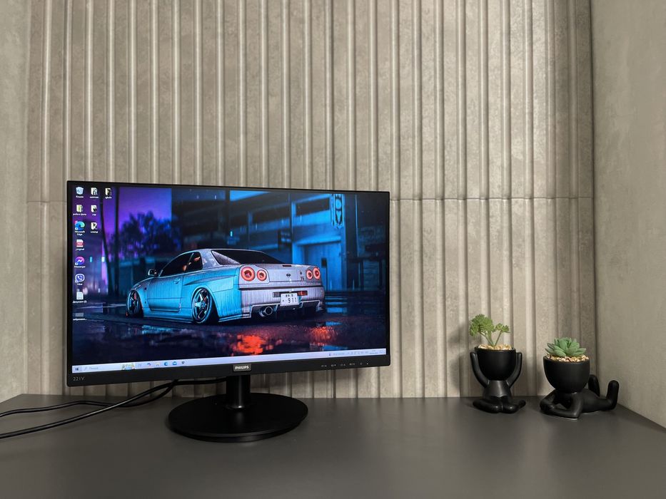 75 hz Безрамковий монітор Philips 22 дюйми 221V8/00 full hd