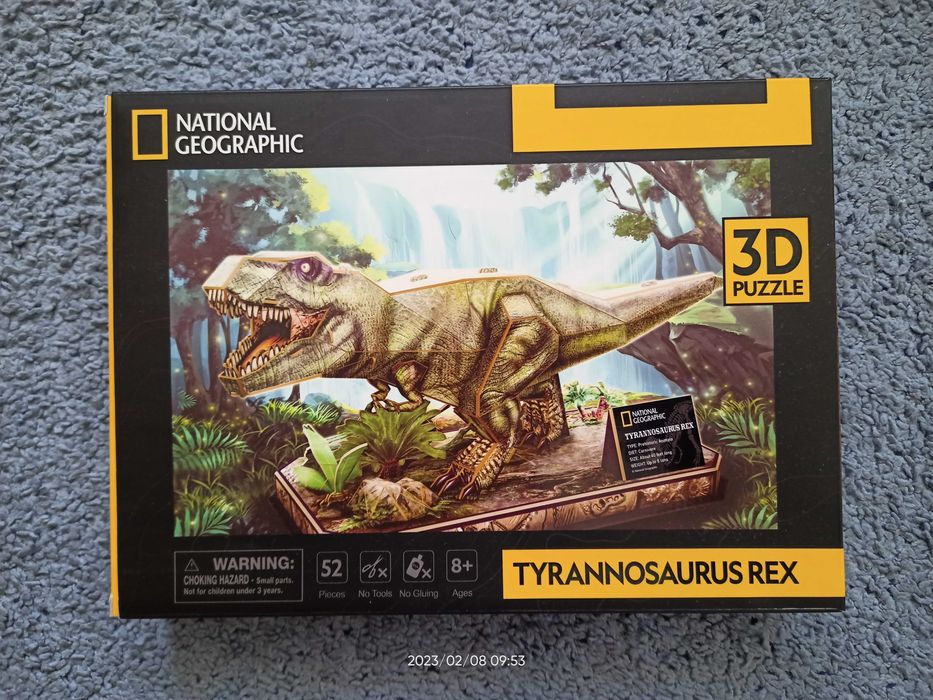Tyrannosaurus rex 3d puzzle national geographic