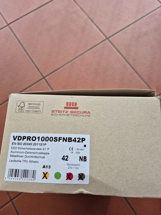 Buty robocze Steitz Secura nieużywane
