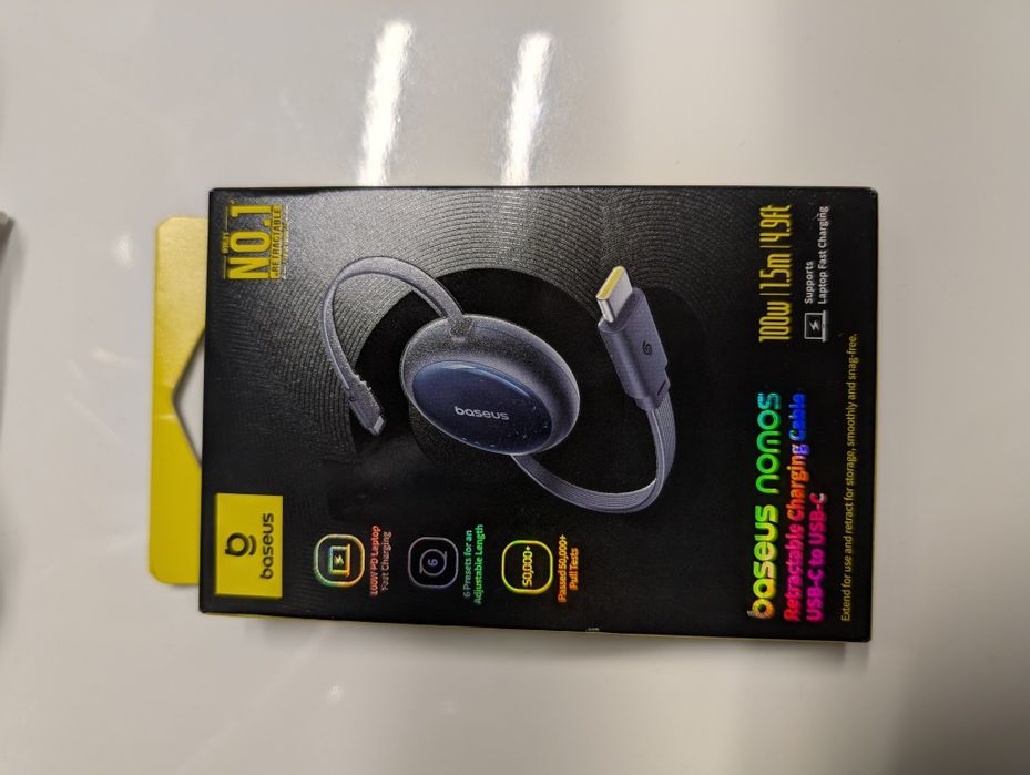 Baseus nomos 100W телескопічний 1.5м видвіжний