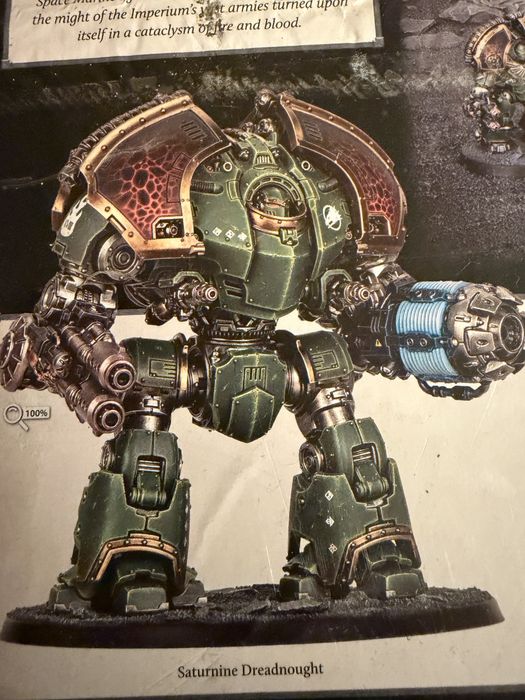 Warhammer Horus Heresy Saturnine Dreadnought Chiron Configuration
