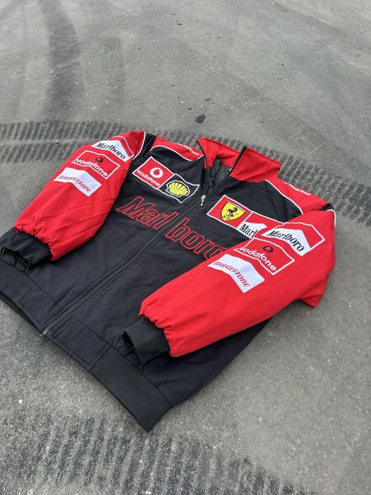 Куртка Бомбер Marlboro formula f1 ferrari red bull чоловіча весняна