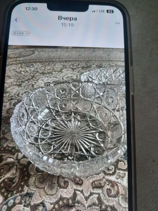 Продам чешский хрусталь