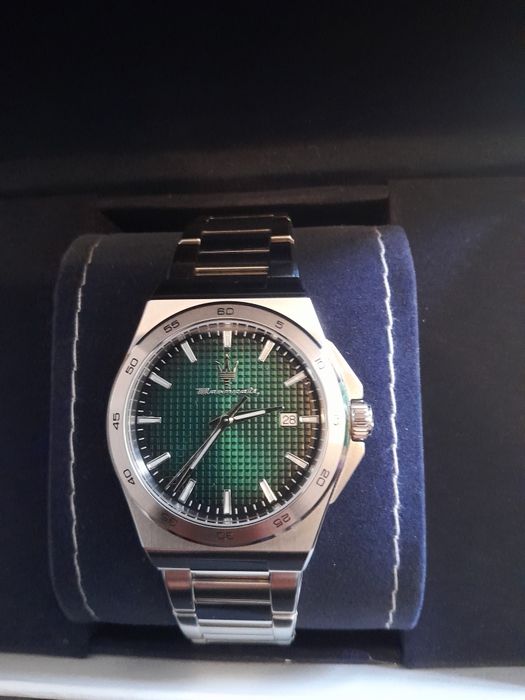 Relógio Maserati Velocità verde novo