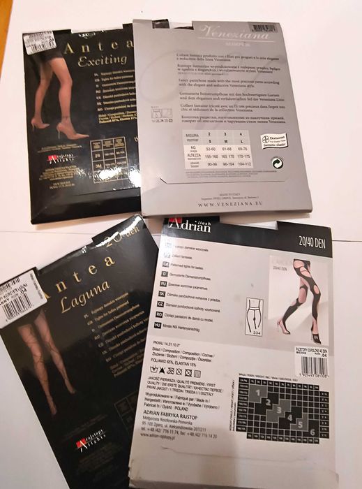 Walentynki zestaw rajstop rozmiar 4L