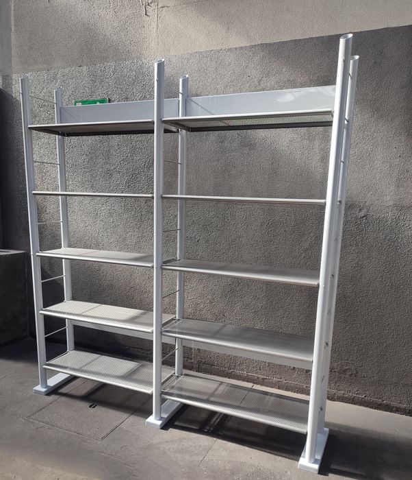 Prateleiras de loja com pé rectangular