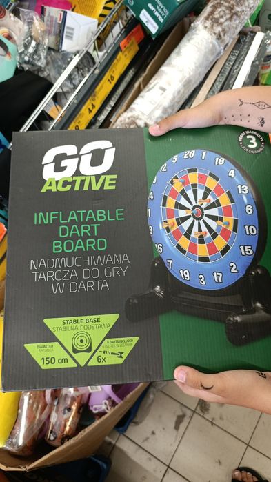 Gra w darta NOWA nadmuchiwana tarcza