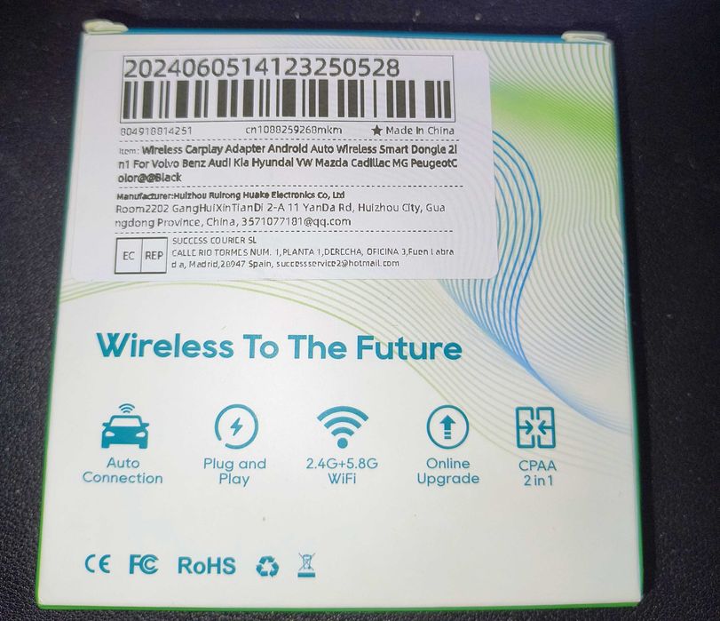 Adapter Android Auto Car Play