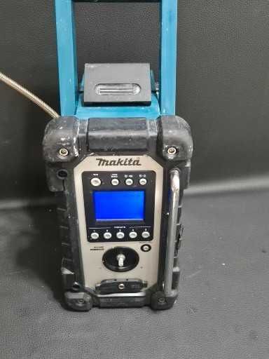 Akumulatorowe radio budowlane Makita DMR 107, radio 7,2-18V + 230V, stereo FM i MW