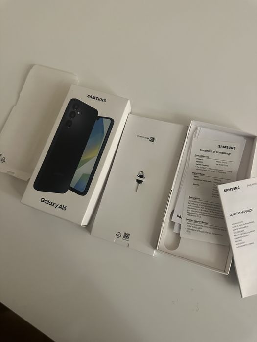 Samsung A16 5G – como novo  Película traseira + caixa original