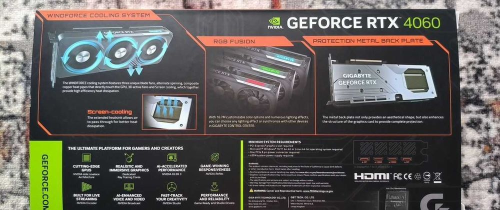 Gigabyte Geforce RTX 4060 Терміново!