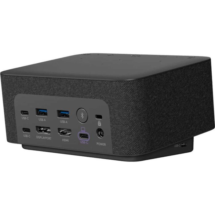 Logitech Logi Dock Graphite — док‑станція + зарядка 100W + 2 монітори