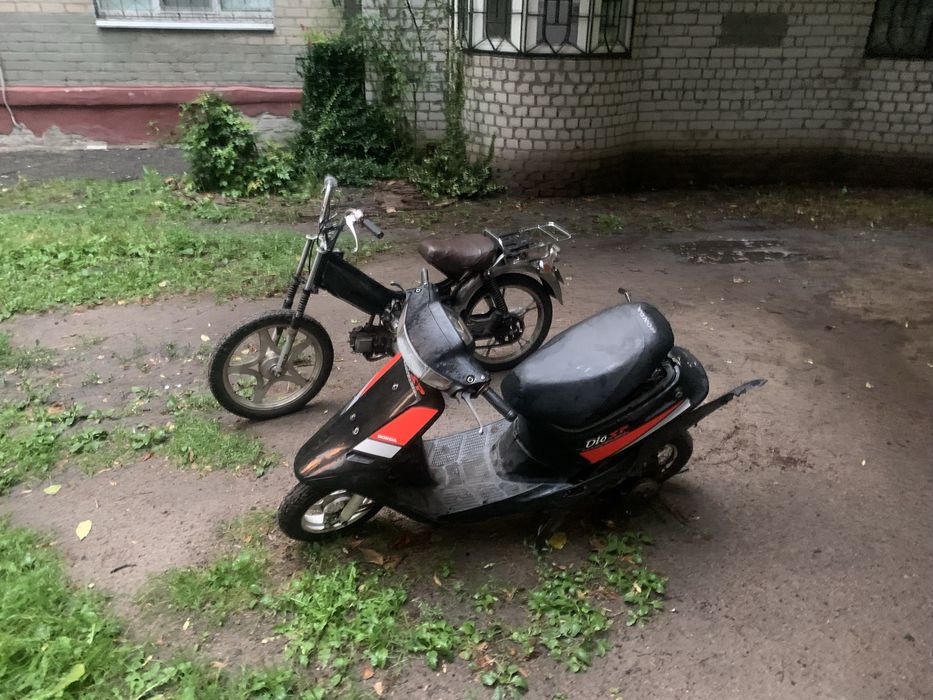 Продам скутер honda dio sp 18 та мопед delta