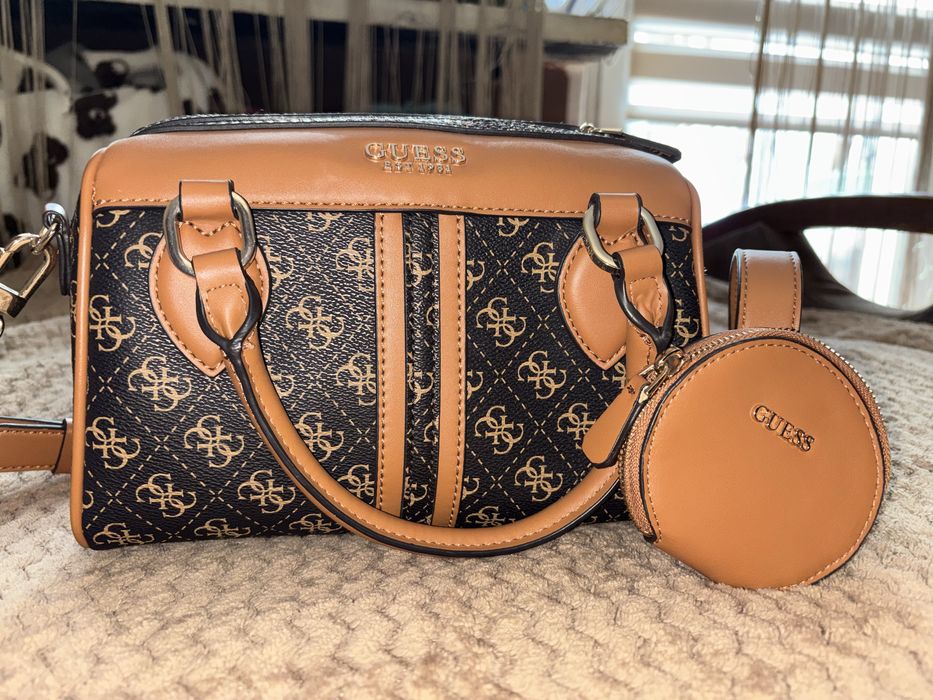 Torebka Guess czarno-brązowa