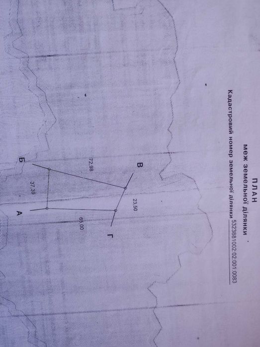 Продам земельну ділянку