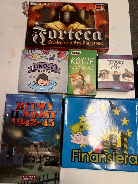 6x gry planszowe kompletne OKAZJA