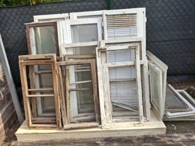 Okna  różnej wielkości