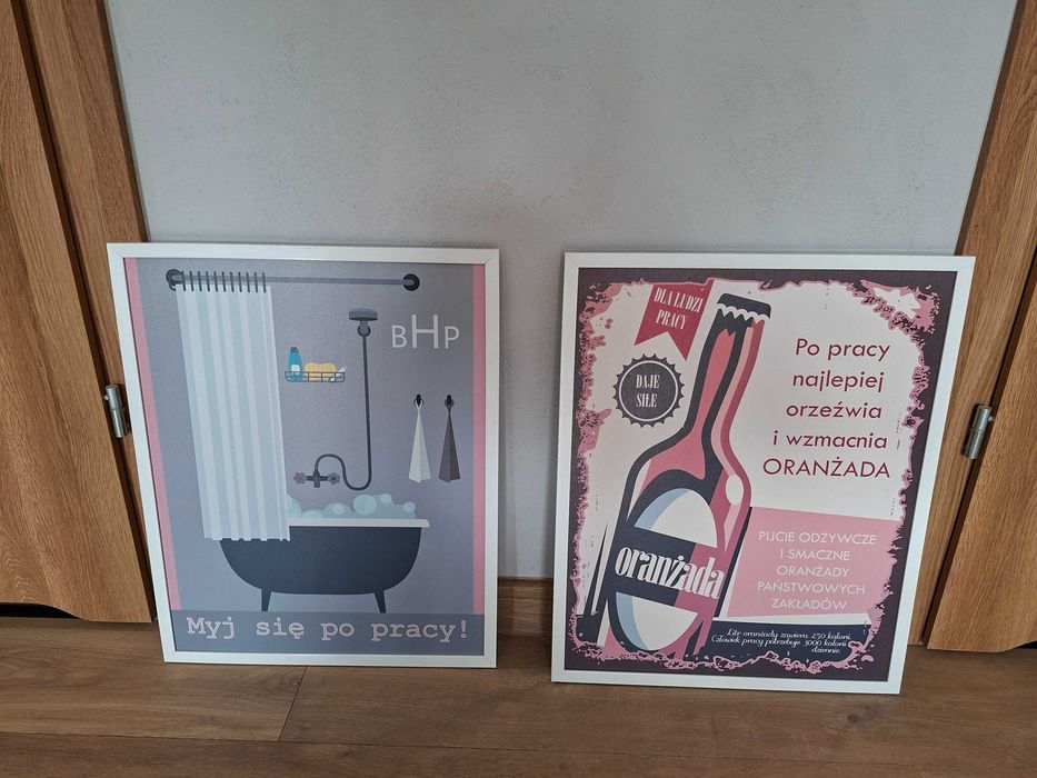 2 obrazki na ścianę