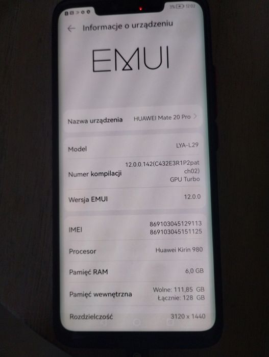 Telefon komórkowy # Huawei mate 20 pro