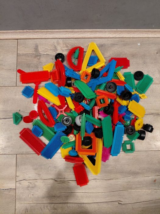 Klocki jeżyki- zestaw 160 elekmentow