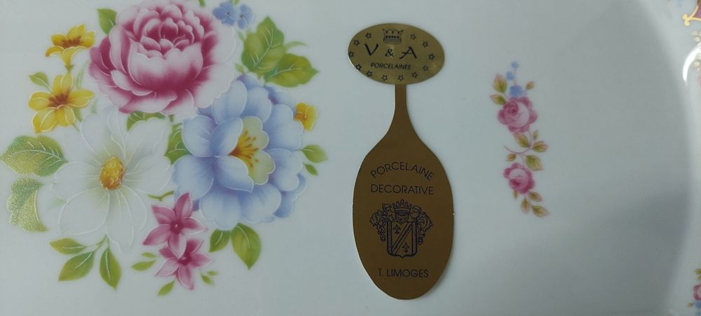 Travessa Limoges para torta - nunca usado