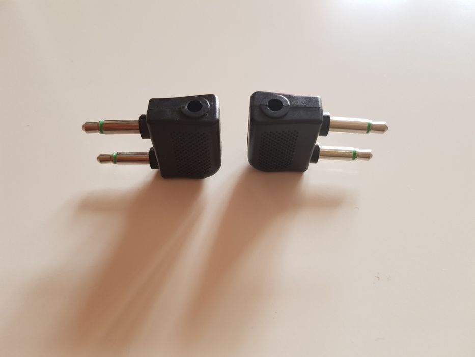 2 Adaptadores Auricular para Avião