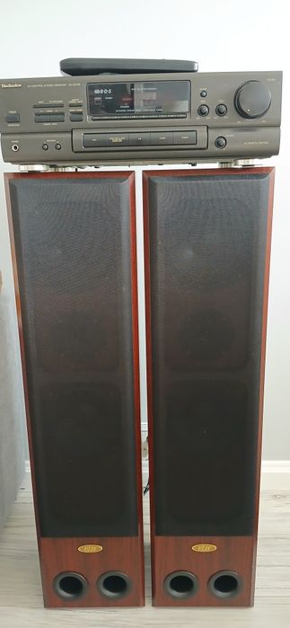 Amplituner Technics + kolumny + pilot