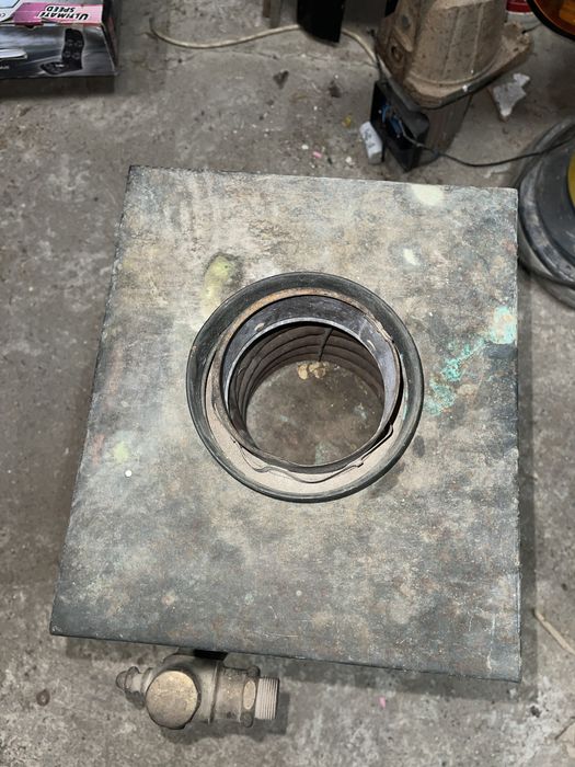 Aquecedor de agua antigo