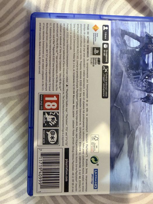 God of ragnarok ps5 nie uzywana prosto z sklepu