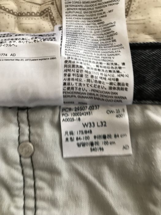 Джинси LEVI Strauss &Co 502 W33 L32 (оригінал)