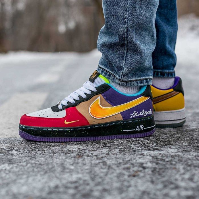 Чоловічі Кросівки Nike Air Force 1 What The LA 40-45 (Оплата при отриманні)