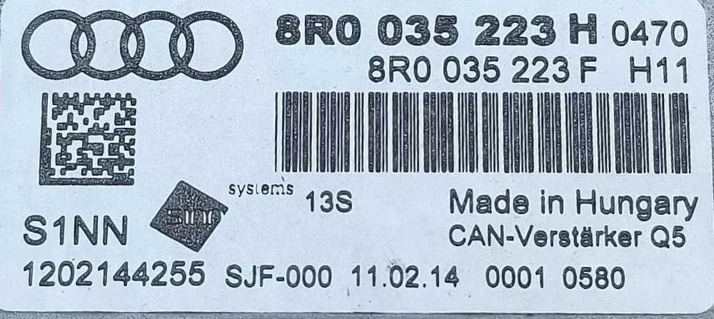 Conjunto 8R0035223H - AUDI Q5
