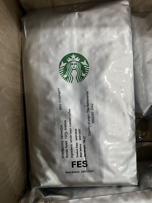 Зерно кава Starbucks Veranda 1кг кофе в зернах зерновой кофе від 6шт