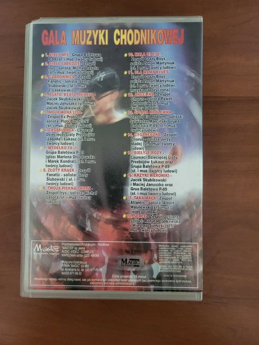 Gala muzyki chodnikowej vol1 VHS. Kolekcjonerska rzadkość