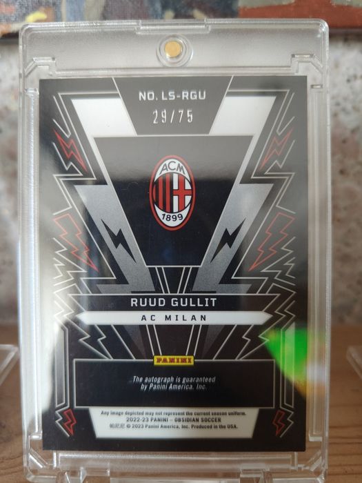 Ruud Gullit autograf