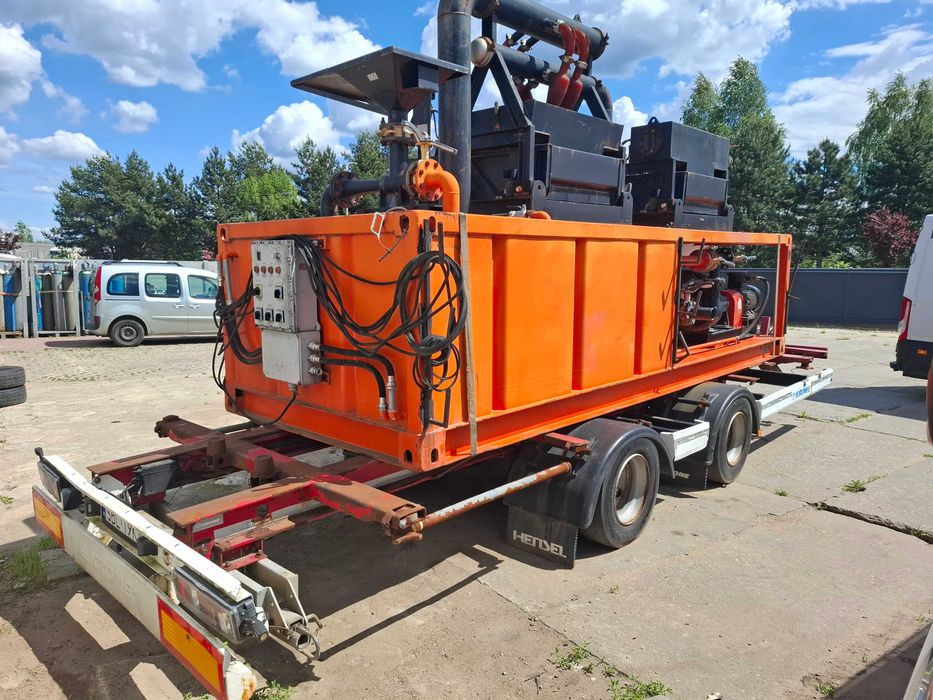 Separator do płuczki plus przyczepa Krone