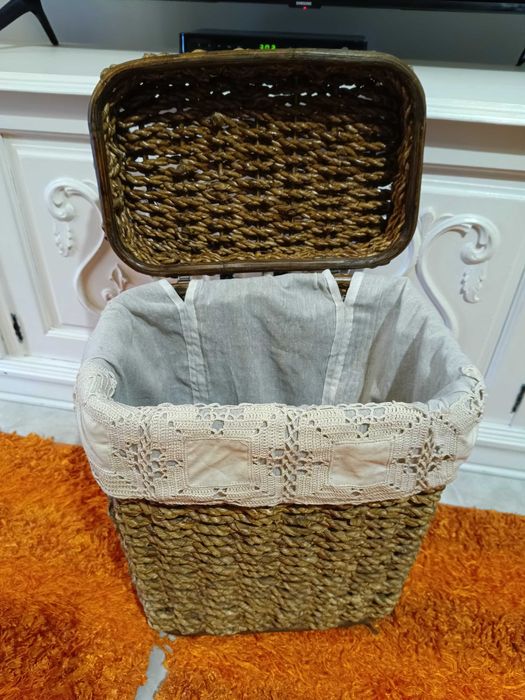 Straw Basket with Lining64585706354561120