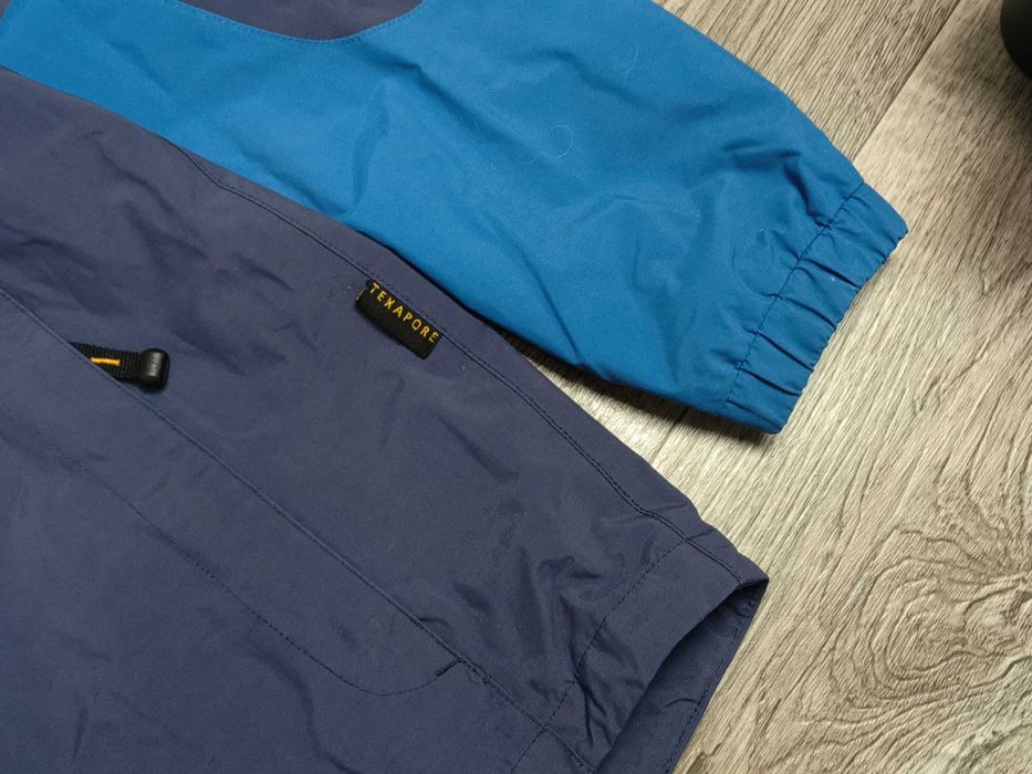 [S-M] JACK WOLFSKIN вітрівка на мембрані трекінгова чоловіча синя