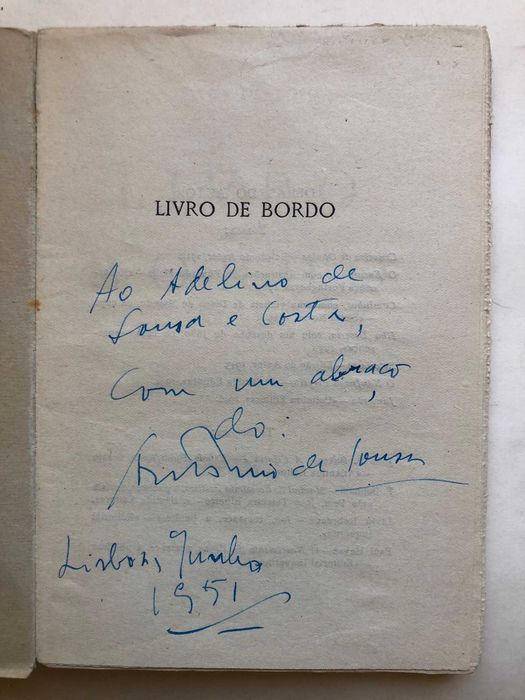 Livro de Bordo - 1ª Edição - António de Sousa