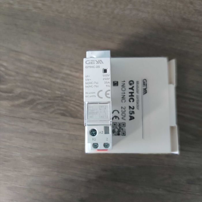 Електротехніка GEYA: WiFi реле, DC/AC автомати, контактор, ввід резерв