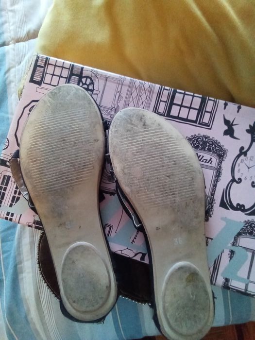 Sandálias rasas Killah Pretas 36