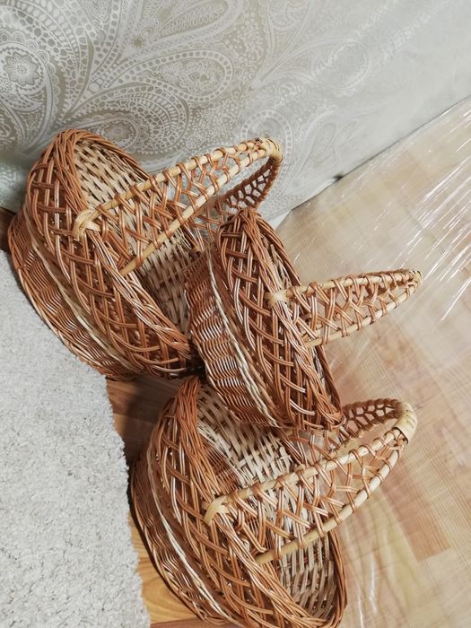 Корзини /кошики з натуральної лози