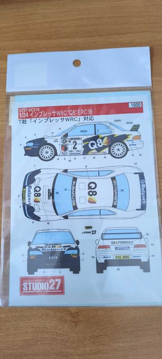 1/24 Decalques e acessórios das Marcas Studio 27, Reji, Renaissance