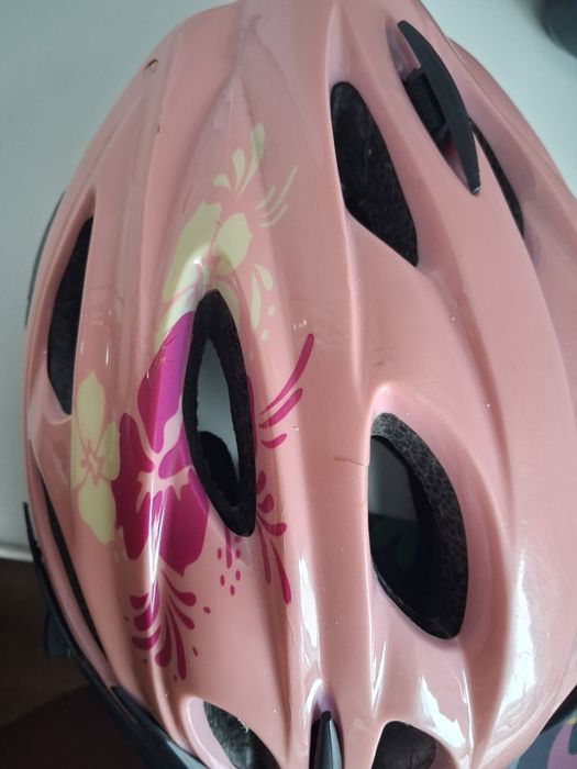 Kask rowerowy dziewczęcy