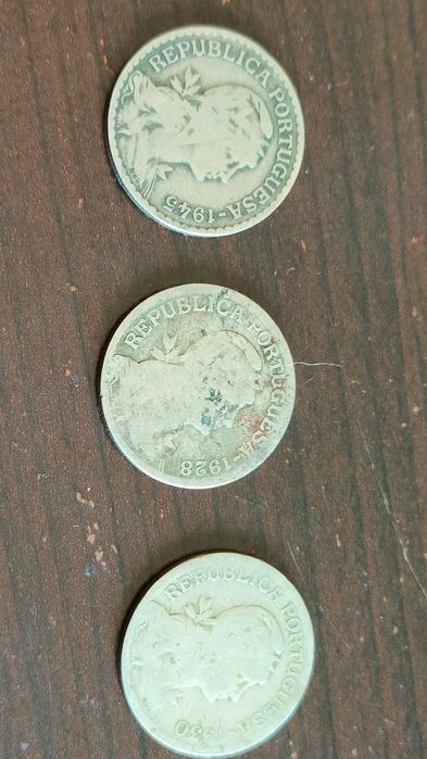 Moedas de 1$00 Republica Portuguesa