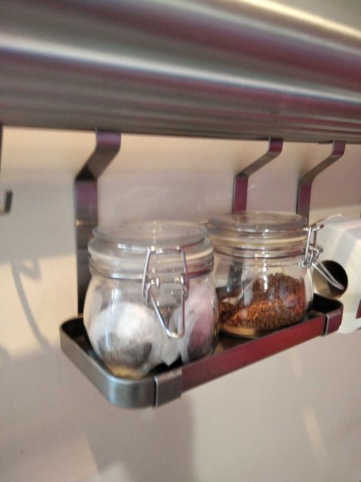 Ikea Półka ścienna kuchenna stal nierdzewna 80 cm x 265 cm