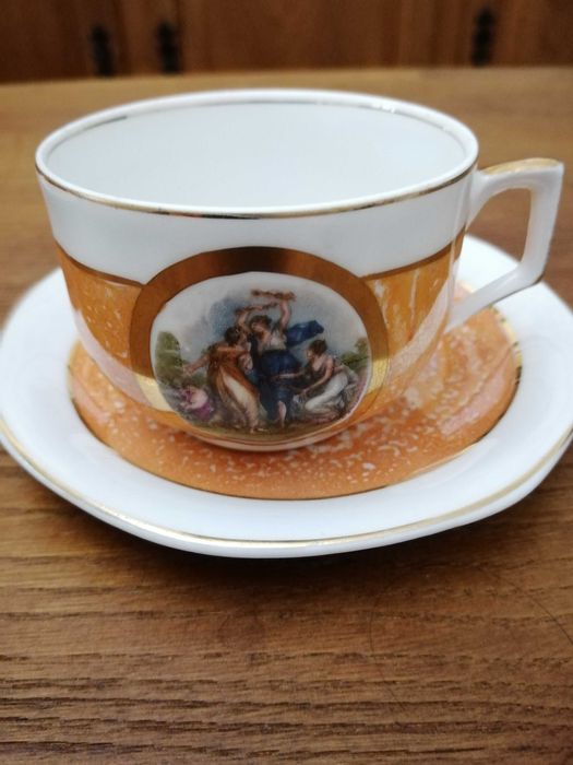 Serviço de café antigo da Vista Alegre de 1920