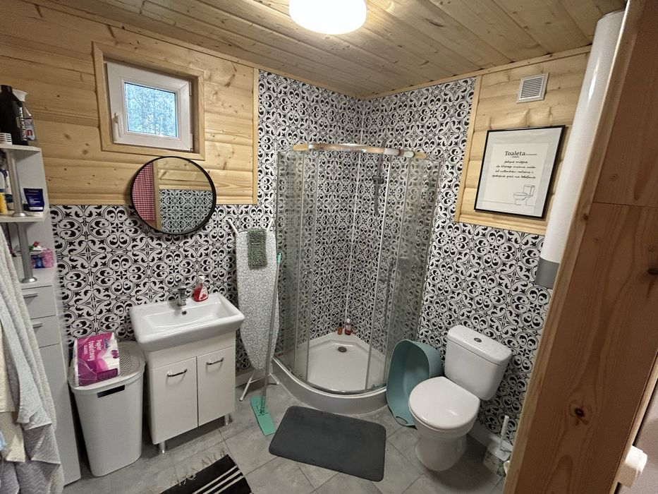 Dom drewniany 75 m² | 12 arów działki | 100 km od Warszawy | Dzbadzek