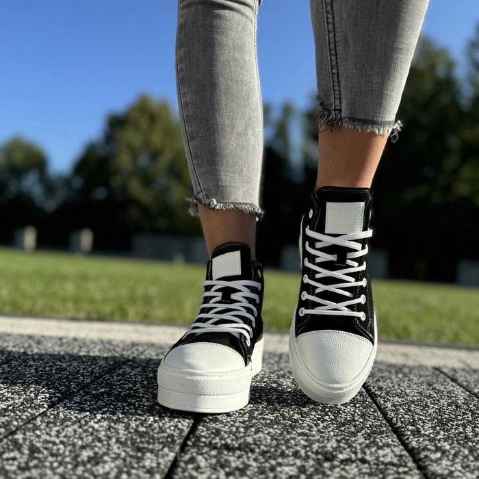 Trampki damskie skóra naturalna polskie nowe R 40