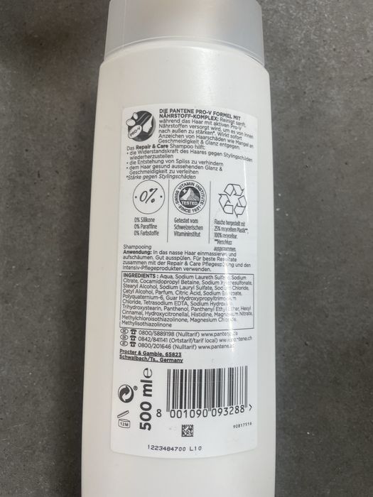 Szampon Pantene Pro v 5 sztuk